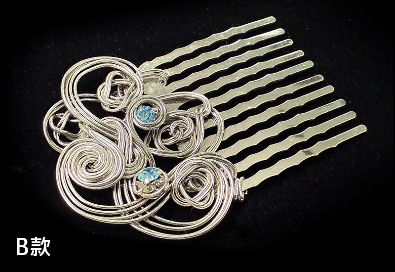 纍花絲瑬金系列-中韻金髮梳